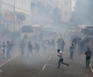 Sri Lanka. Ogromne protesty w Kolombo. Prezydent uciekł ze swojej rezydencji [ZDJĘCIA]