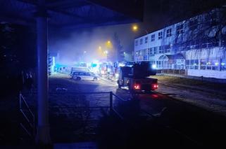 Pożar w warsztacie samochodowym przy ul. Różanej w Koszalinie