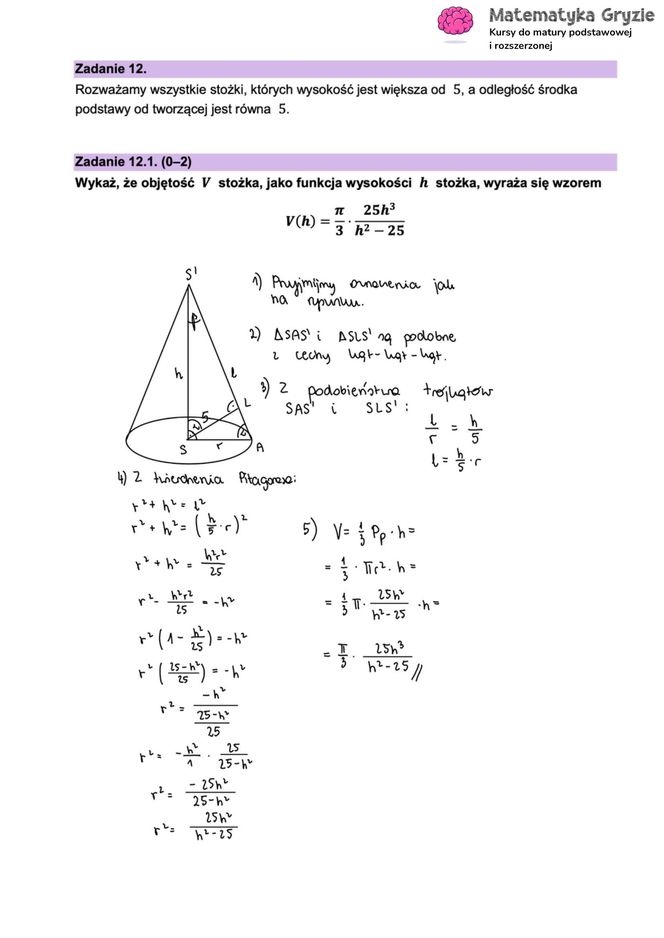 Matura 2025 matematyka rozszerzona: ODPOWIEDZI do wszystkich zadań, gotowe rozwiązania matury z matematyki rozszerzonej - Formuła 2023 [12.05.2025]	