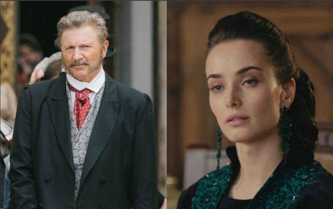 Zniewolona. Piotr Czerwiński (Stanisław Bokłan), Lidia (Ksenia Miszina)