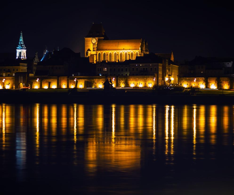 Toruń - starówka nocą
