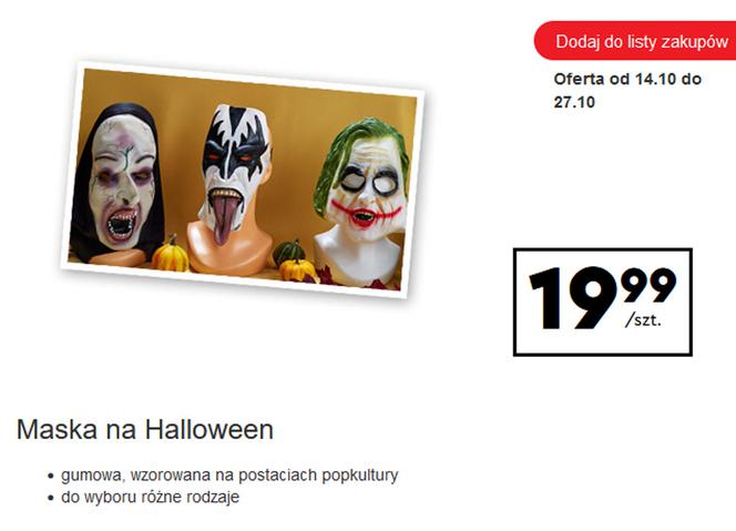 Halloween w Biedronce