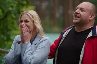 	M jak miłość odc. 1842. Jagoda (Katarzyna Kołeczek), Tadeusz (Bartłomiej Nowosielski)