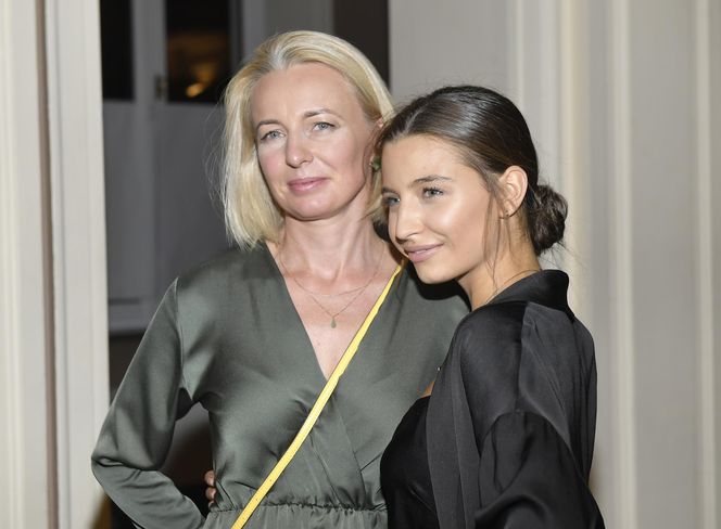 Julia Wieniawa z mamą