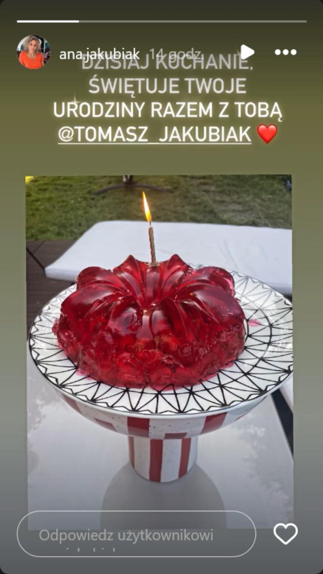 Anastazja Jakubiak świętuje 42. urodziny zmarłego Tomasza Jakubiaka