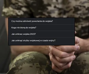 Kwalifikacja wojskowa 2023. Tak Polacy chcą uniknąć powołań do wojska. Oto co wpisują w Google