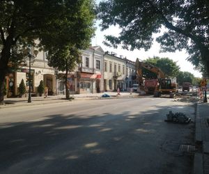 Remont ul. Piłsudskiego w Siedlcach, natrafiono na ciekawe znalezisko