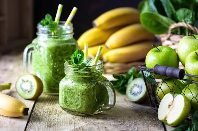 smoothie z jarmużem i bananem