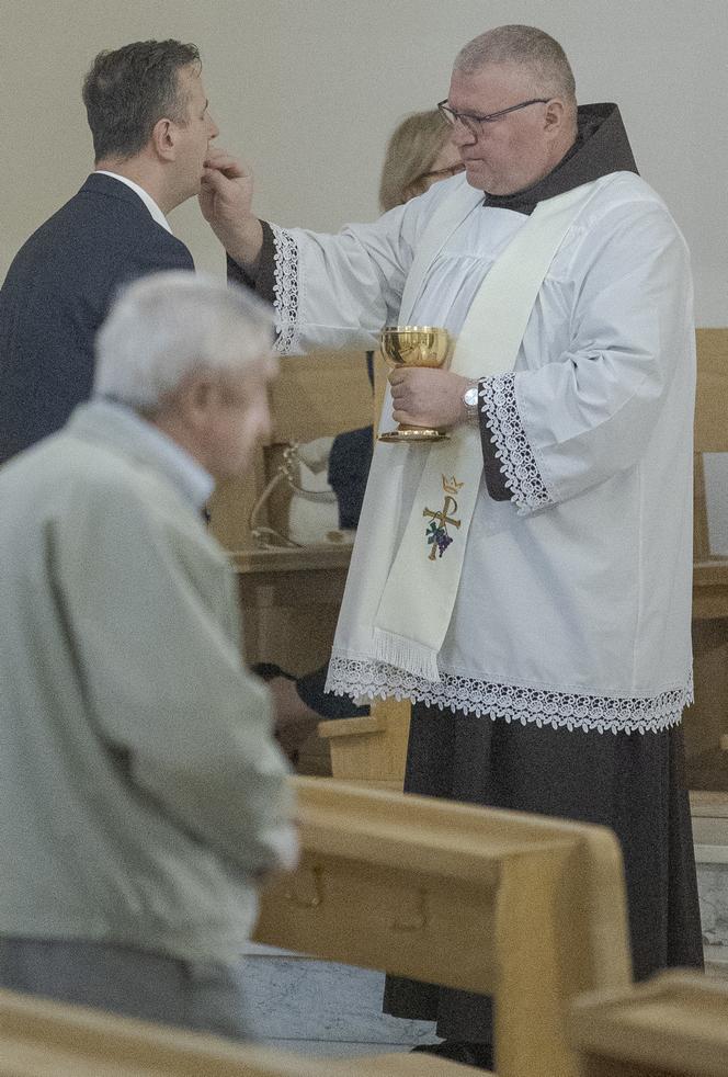 Kosiniak-Kamysz w kościele. Poszedł do komunii