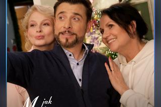 M jak miłość świąteczny odcinek specjalny. Wigilia Mostowiaków. Marysia (Małgorzata Pieńkowska), Marta (Dominika Ostałowska), Marek (Kacper Kuszewski)