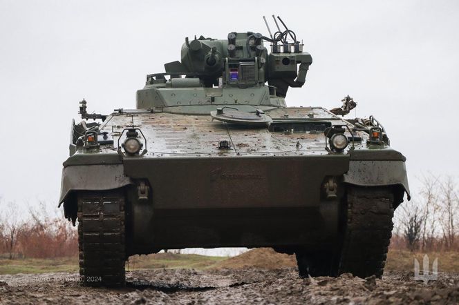 Ukraiński Leopard 1A5 na "polowaniu". Przyczaił się na rosyjską piechotę