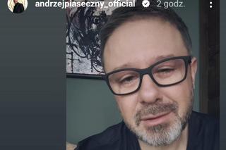 Andrzej Piaseczny zdjął opatrunek z oczu