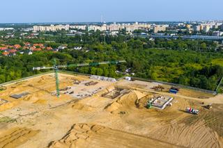 Plac budowy zajezdni Annopol