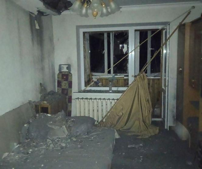 Nocny ostrzał Kijowa
