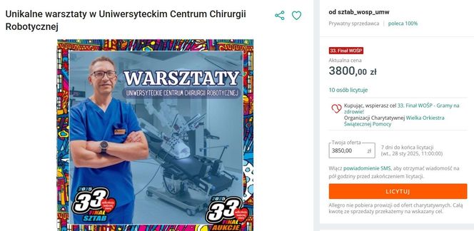Unikalne warsztaty w Uniwersyteckim Centrum Chirurgii Robotycznej we Wrocławiu