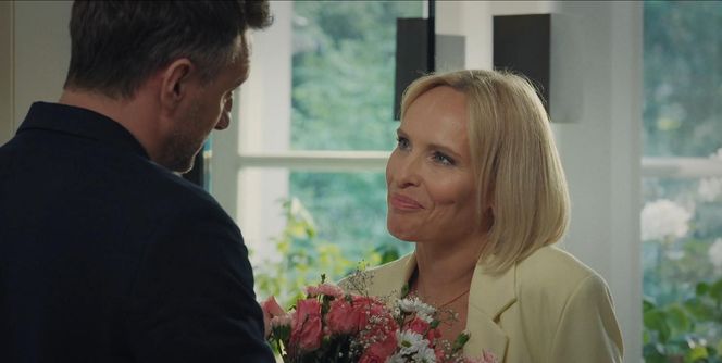 M jak miłość odc. 1876. Dorota (Iwona Rejzner), Bartek (Arkadiusz Smoleński)