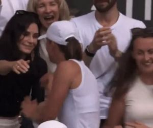 Iga Świątek, Courteney Cox