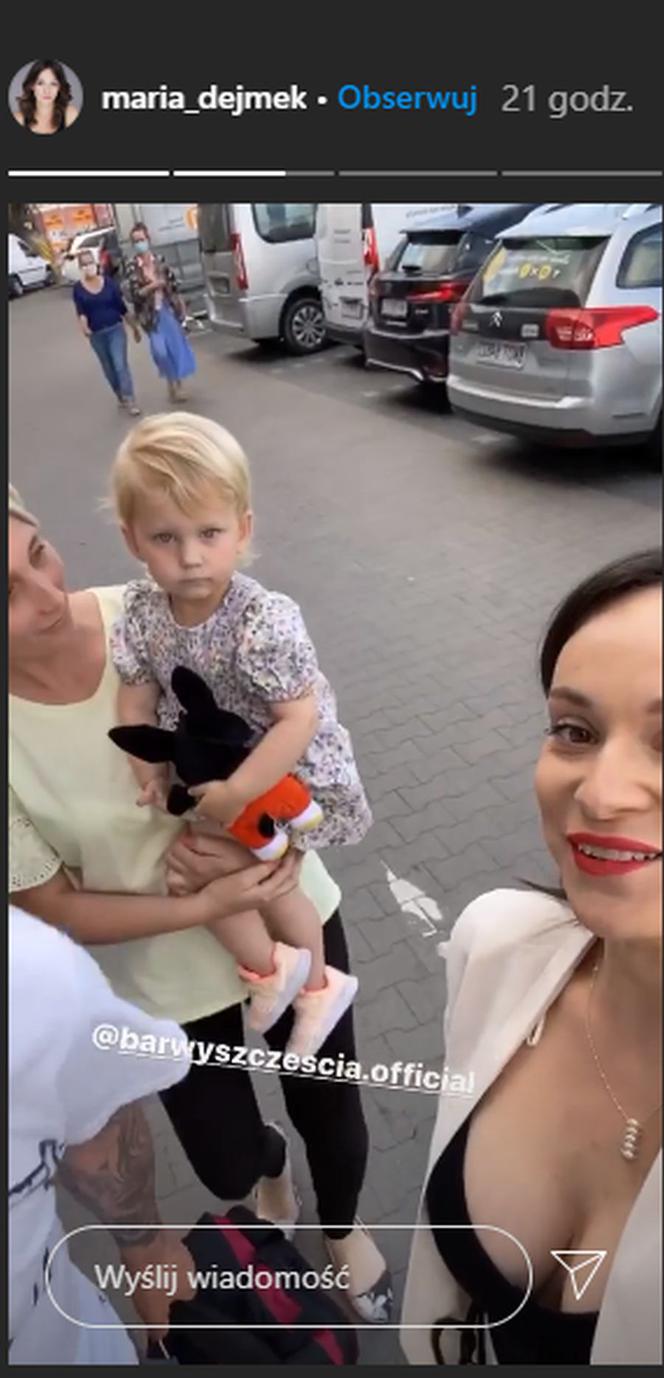 Barwy szczęścia na planie. Natalia (Maria Dejmek), Lea (Lena Sobota)