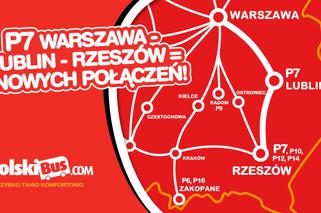 Polski Bus: nowy rozkład jazdy na trasach Warszawa - Lublin - Rzeszów 