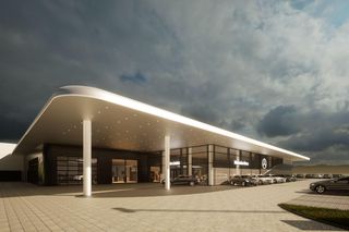 Wmurowanie kamienia węgielnego pod nowy salon Mercedesa w Lesznie 