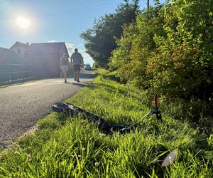 Grabownica Starzeńska wypadek 15 latki na hulajnodze