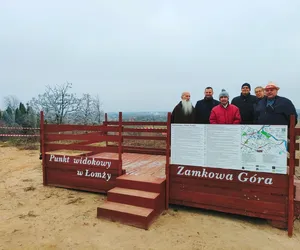 Punkt widokowy na Popowej Górze w Łomży oficjalnie otwarty