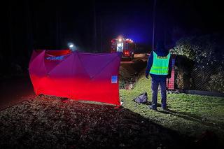 Zagadkowa śmierć rowerzysty w Hucie Komorowskiej