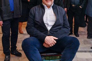 Stanisław Tym z balkonikiem