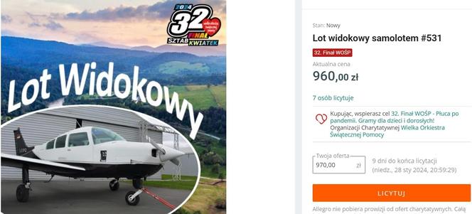 Najciekawsze licytacje 32. WOŚP na Podkarpaciu