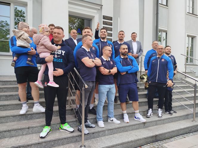 Społeczność sportowców i kibiców rugby z Siedlec uczciła największy z dotychczasowych sukcesów w historii klubu