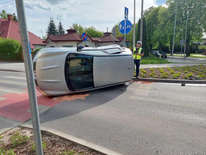 Wypadek na ulicy Konstytucji 3-go Maja w Starachowicach