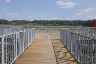 Pomost widokowy na Pogorii II w Dąbrowie Górniczej