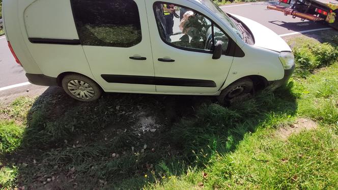 Kolizja spowodowana przez pijanego kierowcę koło Tarnowa