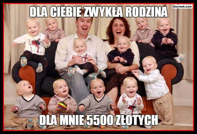 Rodzina 500+ memy