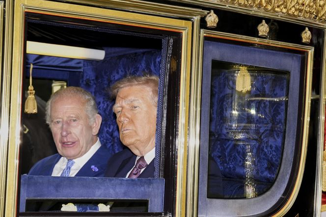 Donald Trump w Wielkiej Brytanii, spotkanie z królem Karolem III