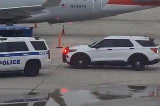 Ewakuacja i pożar na lotnisku JFK