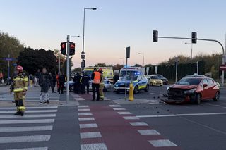 Dachowanie radiowozu. Bielany