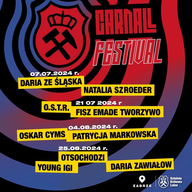 Line-up Carnall Festivalu 2024