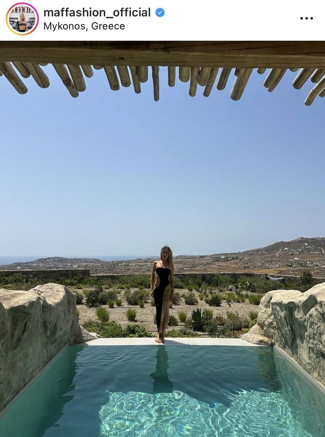 Julia Wieniawa i Maffashion na Mykonos w Grecji