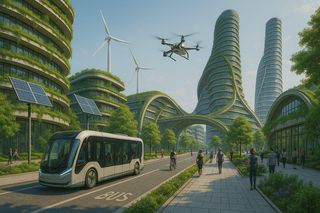 Czy tak będzie wyglądać życie we Wrocławiu w 2050? Zobacz wizje przyszłości