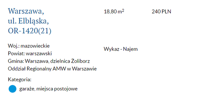 Oferta Agencji Mienia Wojskowego
