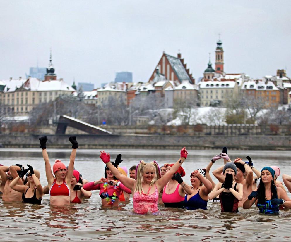 Warszawa morsuje! Gdzie i jak wchodzić do lodowatej wody? 