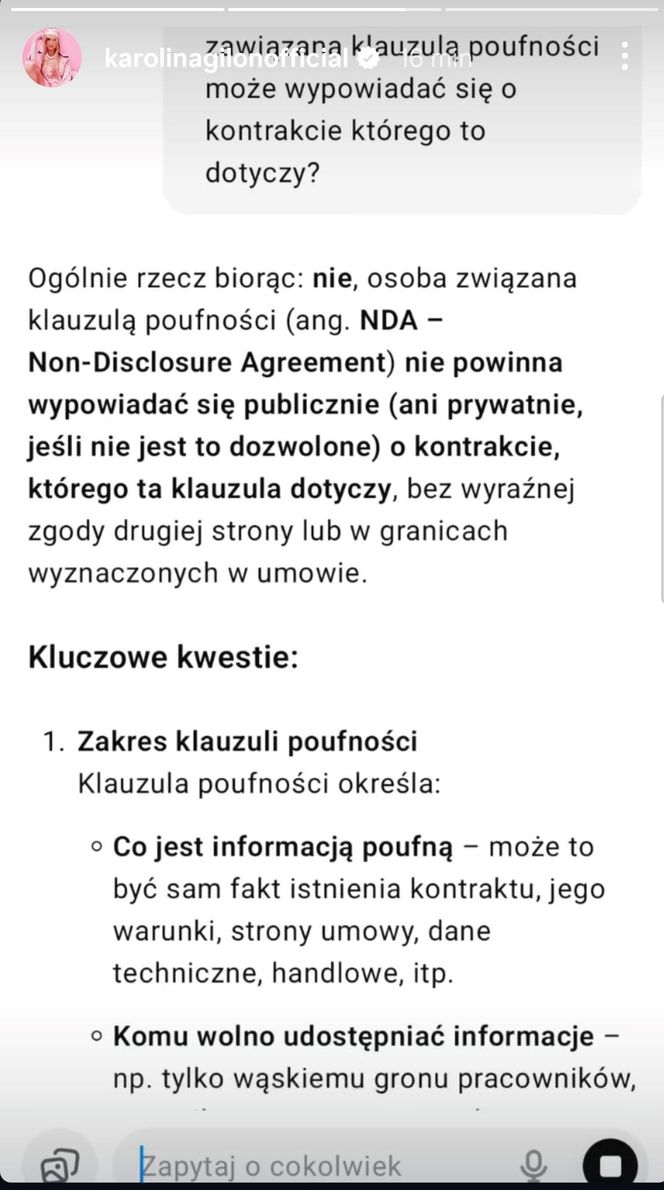 Karolina Gilon odgryzła się Edwardowi Miszczakowi. Tak zareagowała na słowa dyrektora programowego Polsatu