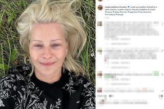 Małgorzata Kożuchowska bez makijażu