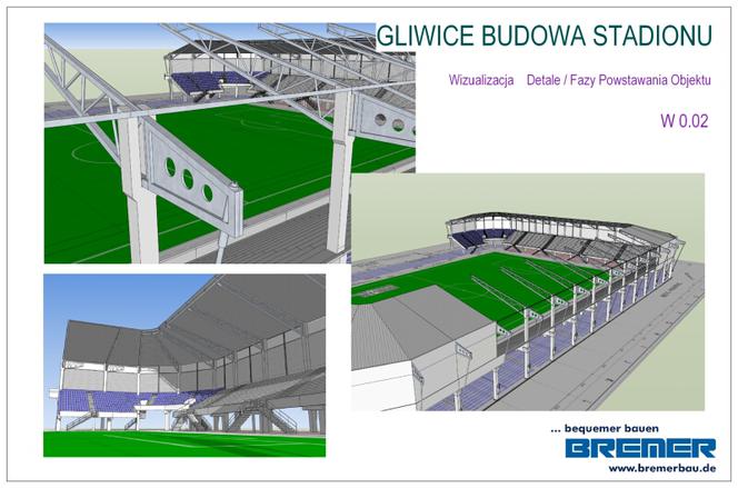 Nowy stadion piłkarski w Gliwicach