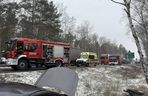 Wypadek na DK 10 w Solcu Kujawskim! Jedno z aut wylądowało w rowie [ZDJĘCIA]