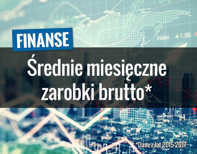 Średnie miesięczne zarobki brutto