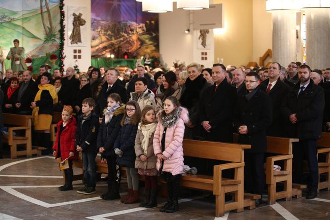 Andrzej Duda. Orszak Trzech Króli w Wadowicach.