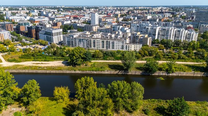 Port Praski w Warszawie z lotu ptaka