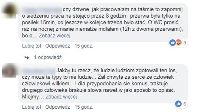 Komentarze na fanpagu Związku Zawodowego Inżynierów i Techników w PZL-Świdnik